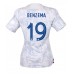Billige Frankrike Karim Benzema #19 Bortetrøye Dame VM 2022 Kortermet
